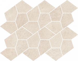 Мозаика Italon Eternum Snow Mosaico Kaleido 620110000194 26,2x27,6 натуральная