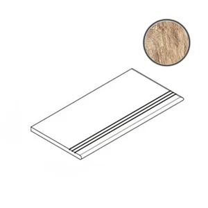 Ступень Italon NL Wood Olive Gradino Round Grip DX 30x60 структурированная