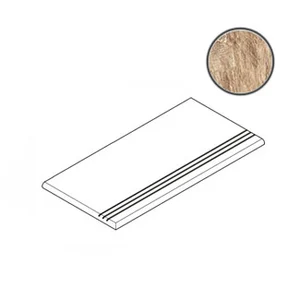 Ступень Italon NL Wood Olive Gradino Round Grip SX 30x60 структурированная