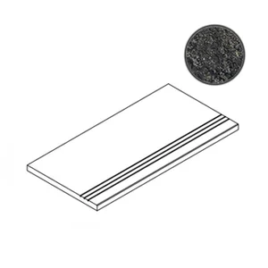 Бордюр Italon Room Black Bordo Grip 30x60 матовый