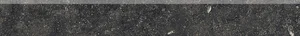 Бордюр Italon Room Black Stone Battiscopa 7,2x60 патинированный