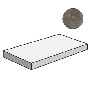 Ступень Italon Room Grey Stone Scalino Angolare DX 33x60 патинированная