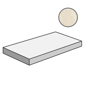Ступень Italon Room White Stone Scalino Angolare DX 33x60 патинированная
