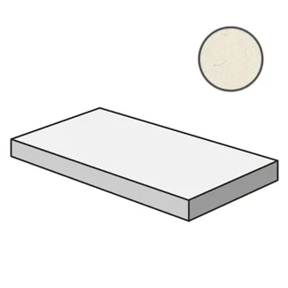 Ступень Italon Room White Stone Scalino Angolare SX 33x120 патинированная