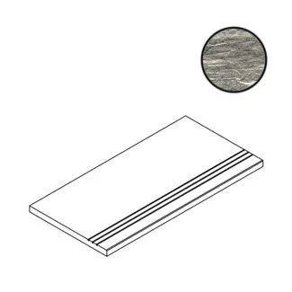 Спецэлемент Italon Skyfall X2 Grigio Alpino Bordo Grip 30x60 структурированный