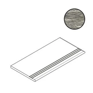 Ступень Italon Skyfall X2 Grigio Alpino Gradino Round DX Grip 30x60 структурированная