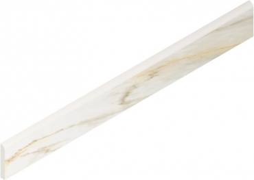 Бордюр Italon Stellaris Battiscopa Carrara Ivory 610130007451 7,2x60 матовый