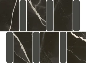 Мозаика Italon Stellaris Black Mosaico Argan 600110000980 26,9x36,8 матовая