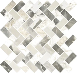 Мозаика Italon Stellaris Dover Light Mosaico Cross 620110000218 29,7x31,5 матовая