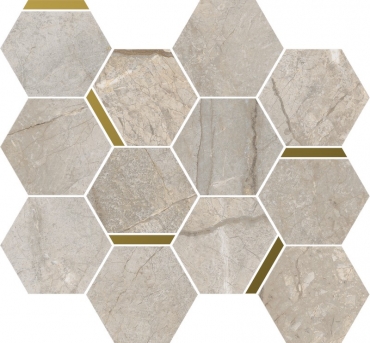 Мозаика Italon Stellaris Elegant Silver Mosaico Chic 620110000224 28,3x32,8 матовая
