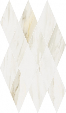 Мозаика Italon Stellaris Mosaico Diamond Carrara Ivory 620110000204 28x48 матовая