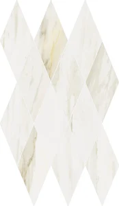 Мозаика Italon Stellaris Mosaico Diamond Carrara Ivory 620110000204 28x48 матовая
