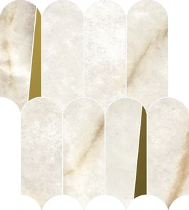 Мозаика Italon Stellaris Mosaico Elegant Crystal Pure 620110000232 32,5x36 матовая