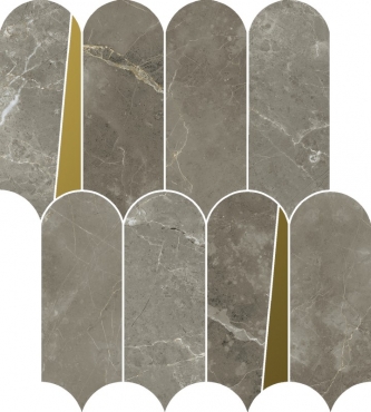 Мозаика Italon Stellaris Mosaico Elegant Tuscania Grey 620110000234 32,5x36 матовая
