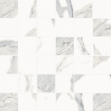 Мозаика Italon Stellaris Mosaico Statuario White 610110001135 30x30 матовая