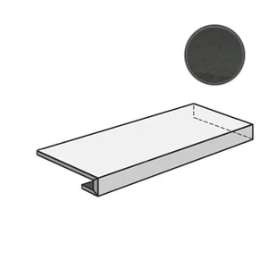 Ступень Italon Surface Steel Scalino Angolare DX 33x160 матовая