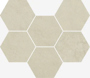 Мозаика Italon Terraviva Moon Mosaico Hexagon 25x29 матовая