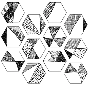 Керамогранит ITT Ceramic Comic Hexa 23,2x26,7 матовый