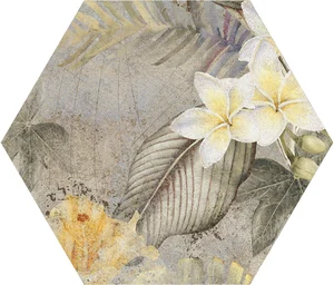 Керамогранит ITT Ceramic Hibiscus Hexa HIBISCUS Oxide матовый Hexa 23,2x26,7