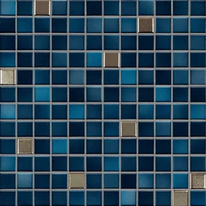 Мозаика Jasba Fresh Midnight Blue-Mix 41509 31,6x31,6 глянцевая