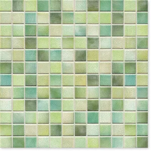Мозаика Jasba Kauri Aquagrün-Mix Glzd 8724H-44 31,6x31,6 глянцевая