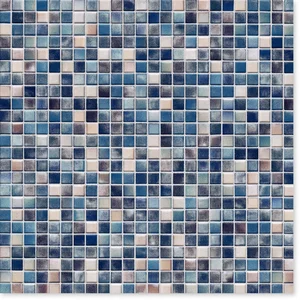 Мозаика Jasba Kauri Graublau-Mix Glzd 8703H-44 31,6x31,6 глянцевая