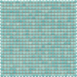 Мозаика Jasba Loop Aquablau 40008H-44 31,6x31,6 глянцевая
