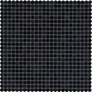 Мозаика Jasba Loop Nachtschwarz 40001H-44 31,6x31,6 глянцевая