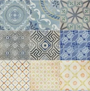 Плитка Jasba Pattern Mehrfarbig 42130H 19,7x19,7 матовая