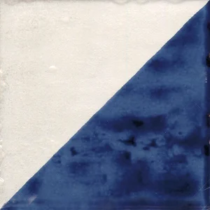 Декоративный элемент Marca Corona Jolie Blanc Bleu Triangolo 10x10 глянцевый