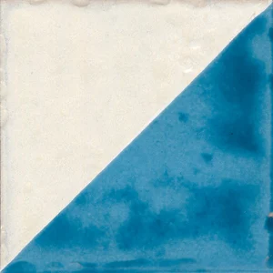 Декоративный элемент Marca Corona Jolie Blanc Turquoise Triangolo 10x10 глянцевый
