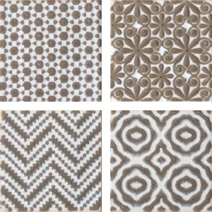 Декоративный элемент Marca Corona Jolie Gris S/4 10x10 глянцевый