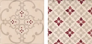 Декоративный элемент Marca Corona Jolie Rose Gris Trama S/2 10x10 глянцевый