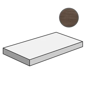 Ступень Gardenia Orchidea Just Life Grad. Ang. DX Noce Scuro 50168 32x100 матовая
