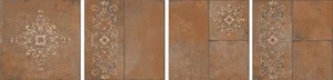 Керамогранит Kerama Marazzi Каменный остров коричневый декорированный SG926400N 30x30 матовый