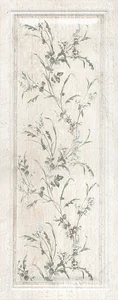 Плитка Kerama Marazzi Кантри Шик белый панель декорированный 7188 20x50 матовая