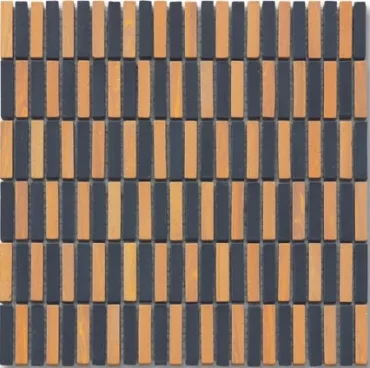 Мозаика Ker-av Brunelleschi Nero e Focato (1X5) KER-0947 30x30 матовая