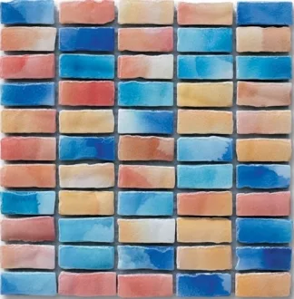 Frammenti&Riflessi Multicolor Mattoncini Lineare KER-9087
