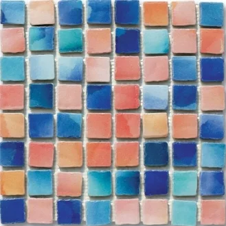 Frammenti&Riflessi Multicolor su Rete (3,75X3,75) KER-9018