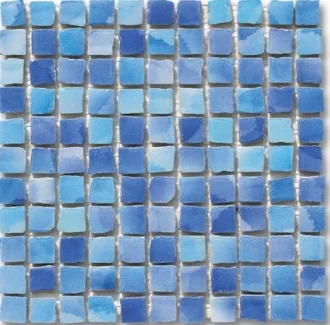 Frammenti&Riflessi Oltremare su Rete (2,5X2,5) KER-9025