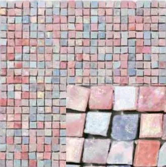 Mosaico Vero Perla Geranio (1X1) KER-MV202