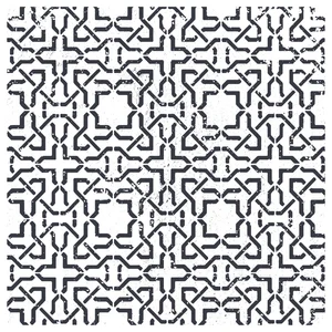 Керамогранит Keradom Colors Decoro Nero 25x25 матовый