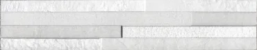 Керамогранит Keradom Evolution White 4 7,5x38,5 структурированный