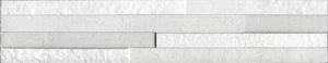 Керамогранит Keradom Evolution White 4 7,5x38,5 структурированный