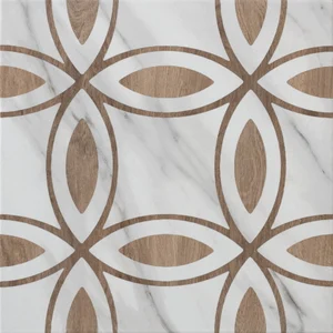Керамогранит Keradom Marble & Wood Decoro 3 25x25 матовый