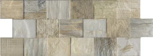 Керамогранит Keradom Mosaicwood Champagne 16x40 матовый