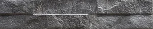 Керамогранит Keradom Rock Black 7,5x38,5 матовый