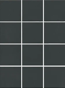Керамогранит Kerama Marazzi Агуста черный натуральный из 12 частей 1333 9,8x9,8 натуральный