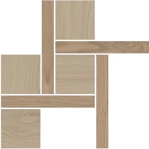 Декоративный элемент Kerama Marazzi Альберони 1 мозаичный бежевый матовый обрезной T056/SG643620 27,5x27,5 матовый