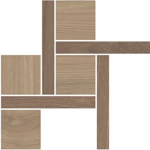 Декоративный элемент Kerama Marazzi Альберони 3 мозаичный коричневый матовый обрезной T056/SG644020 27,5x27,5 матовый